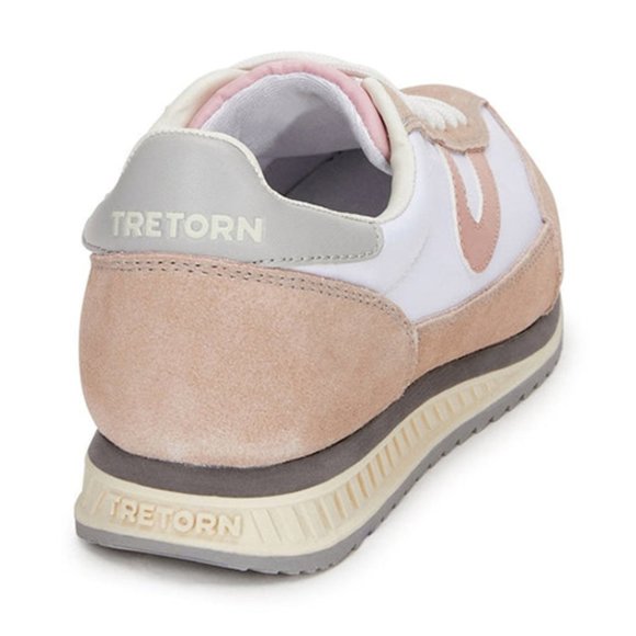 Tretorn Women’s Rawlins 2.0 BLUSH Sneaker Suede Leather Lightweight - Picture 5 of 10